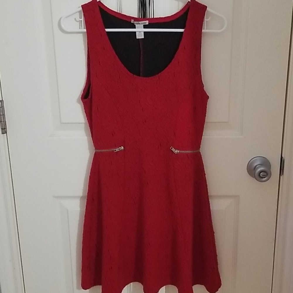 Red dress by Charlotte Russe